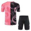 Officiële Voetbalshirt + Korte Broek Real Madrid Dragon 2024-25 Roze - Kids